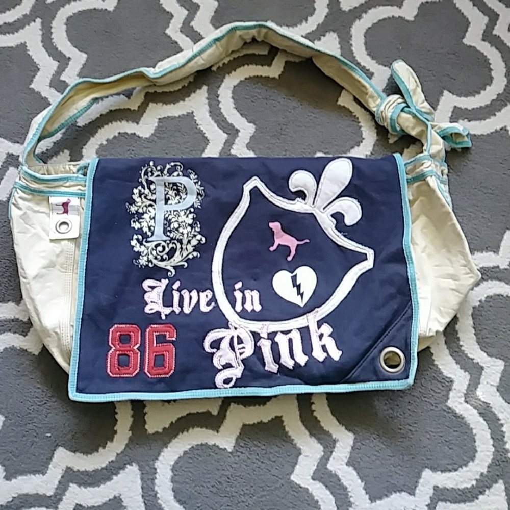 PINK messenger bag